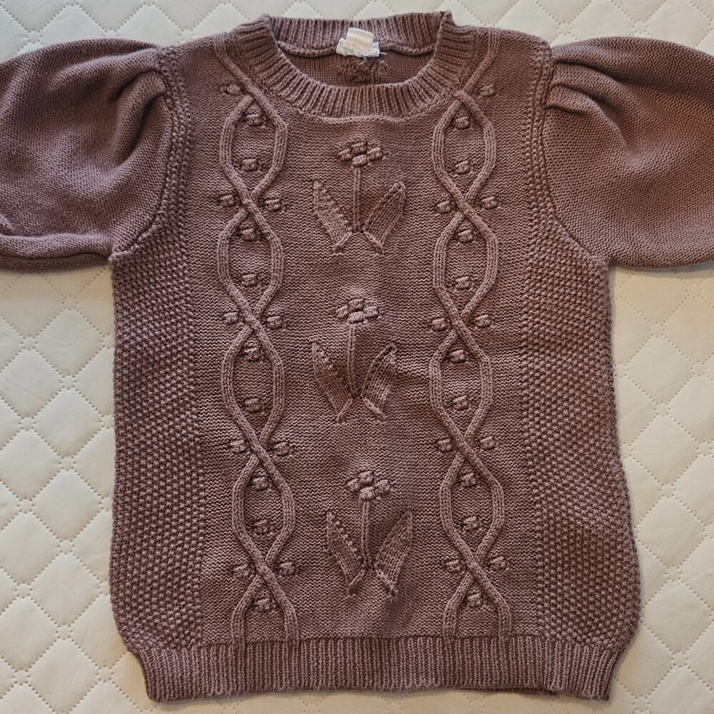 Size 3 short sleeved sweater